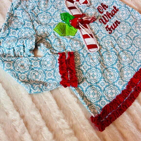 Girl’s Emily Rose Christmas Top/Tunic Size 6 - Picture 4 of 10